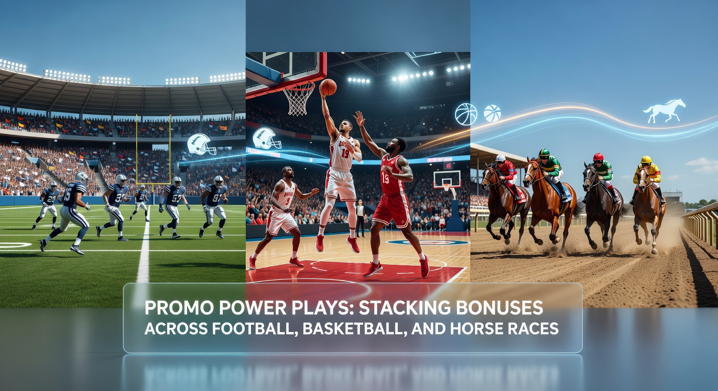 Basketball-Spiel im Playoff-Fieber mit gestapelten Bonus-Icons und Rennpferden im Hintergrund