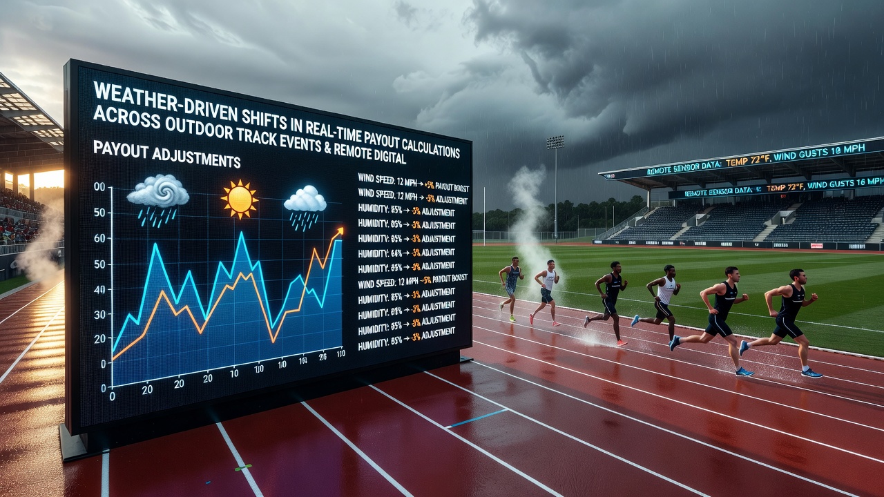 Integration von Wetterdaten in digitale Auszahlungssysteme für Track-Events und Online-Arenen